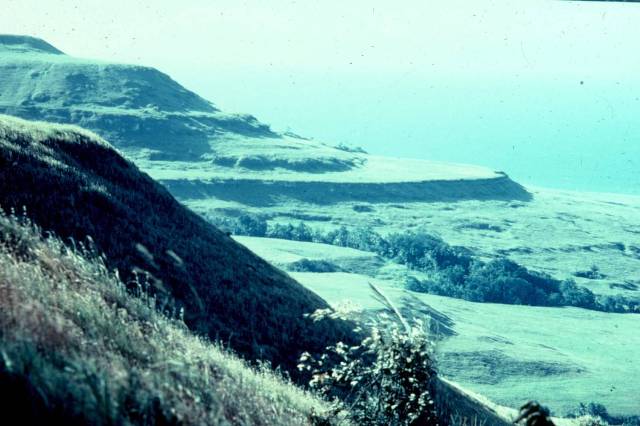 230Th/234U/238U dating of uplifted coral reefs of New Guinea provide sea level history for the late Pleistocene. Photo by Art Bloom.